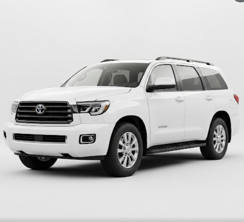 Toyota Sequoia Hybrid (2025)  . Most fuel efficient large Suv